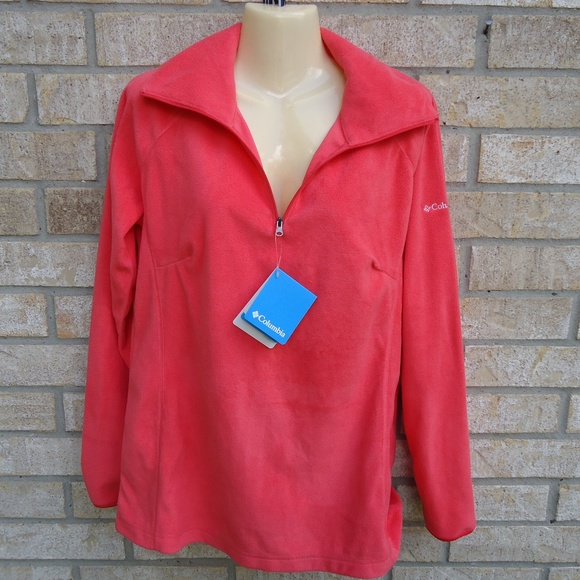 NWT. SIZE L. COLUMBIA Women’s 1/4-zip Soft Fleece Pullover. - Picture 2 of 8